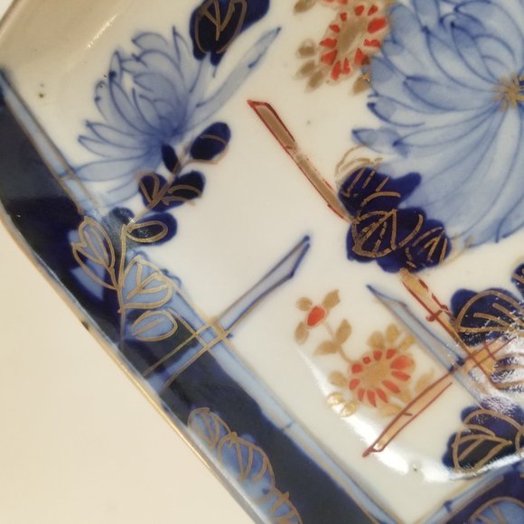 Antique Japanese Rectangular Plate - Picture 3 of 7